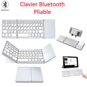 Generic B033 Mini Clavier Bluetooth Sans Fil Pliable, Adapté à Windows,  Android, IOS - Prix pas cher