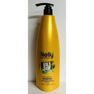 Nelly shampooing lissant à la kératine or 24 carats (400ml.)