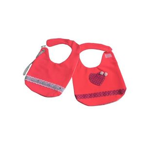 Generic lot de 2 Bavoirs en silicone imperméables pour bébé - Prix pas cher