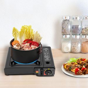 Réchaud à Gaz 1 Feu Portable – 2500W pour Camping et Cuisine Extérieure