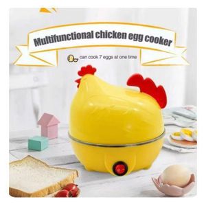 Cuiseur a Oeufs Electrique Poule - Mini Cuiseur Vapeur Multifonction pour Oeufs, Légumes, Dim Sum et Maïs - Chauffe-Oeufs Rapide Automatique Cuisine Maison (160 caractères)
