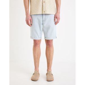 Celio Bermuda en jean effet maille