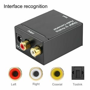 AMANKA Convertisseur Analogique-Numérique, Audio Analogique vers Numérique  Adaptateur Stéréo L/R RCA vers Numérique SPDIF Optique Coaxial Toslink pour