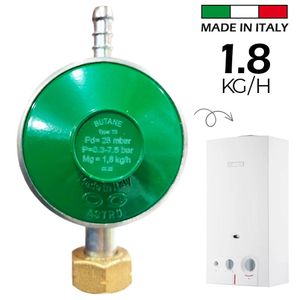 Astro ‫منظم غاز بوتان 28mbar 1.8kg/h إيطالي لسخان الماء الغازي الأوتوماتيكي , Chauffe Eau Gaz, إيطالي عالي الجودة ‬