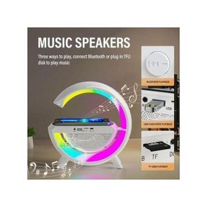 Haut-parleurs à chargement sans fil à LED