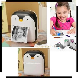Mini Imprimante Thermique Bluetooth Portable – Impression Sans Encre pour Photos, Notes et Étiquettes