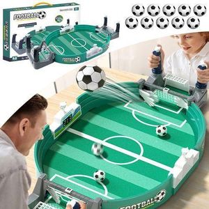Mini Terrain de Football de Table à Deux Joueurs Jouet Sportif pour les Petits