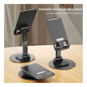 Boost de téléphone portable de bureau pliable Rotatif À 360° En aluminium