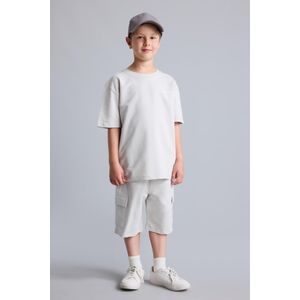 Defacto Ensemble 2 pièces gris clair basic pour garçon