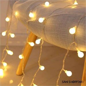 Guirlande de lumineuse à LED Décoration de chambre extérieure color jaune
