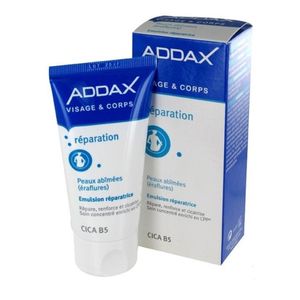 Addax  Emulsion Reparatrice, Soin Hydratant Visage & Corps, Peaux Sensibles, Réparateur Intense