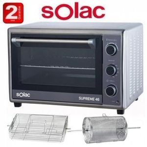 Solac  Four SUPREMA 46L inox Avec 2 accessoires de grille