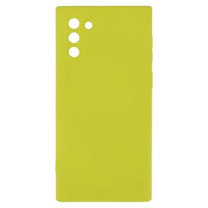 Pochette silicone pour Samsung Note 10 Jaune