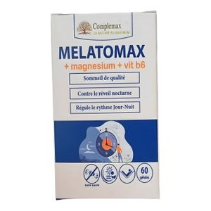 Complemax Mélatonine - Sommeil de Qualité - 60 Gélules