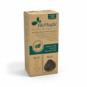 bio magic Biomagic Hair Color Cream Kit 55/21 Iced Brown
