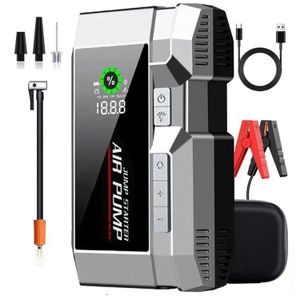 Booster de Batterie & Compresseur d'Air Auto COSSIFTU - Démarreur (Jump Starter) 4-en-1 avec Écran Digital et Lampe LED