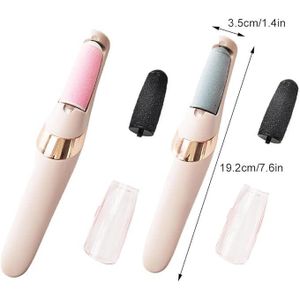 Lime électrique pour soins des pieds avec rouleau exfoliant