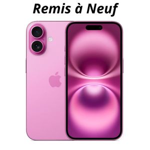 Apple iPhone 16 Plus - 512 GB - Rose - A18 Hexa-Core - 6.7-inch - Remis à Neuf