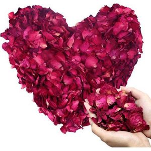 عبوة من بتلات الورد الاصطناعية الحمراء للنثر