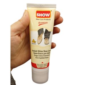 shoe care Cirage Crème en Tube pour Chaussures en Cuir Neutre