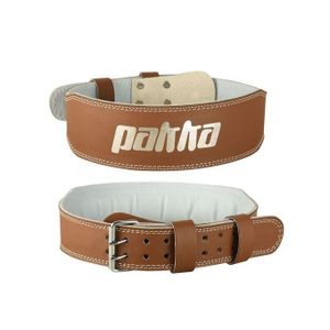 Ceinture de musculation Pakka en cuir pour Haltérophilie et Fitness 