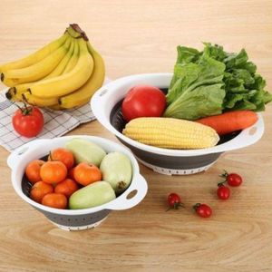 Passoire pliable en silicone et passoire pour légumes et fruits, fournitures de cuisine