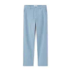 Celio Pantalon chino straight en coton stretch longueur standard - BLUE MIDDLE
