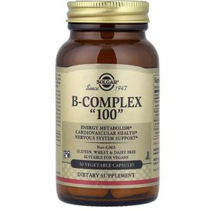 Solgar Complex B “100”, 50 vegetable capsules