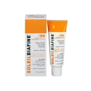 Biafine Soleil Émulsion (SOLAIRE VISAGE SPF 50 50 Plus) 50ML - Protections solaires visage