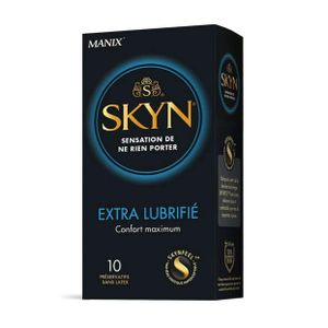 Manix SKYN المشحم للغاية واقيات ذكرية فائقة الرقة 10 وحدات
