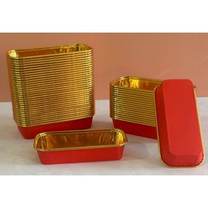 50 caissettes rectangulaires