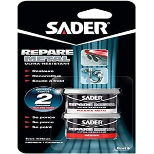 Sader Mastic silicone AB transparent à prix pas cher