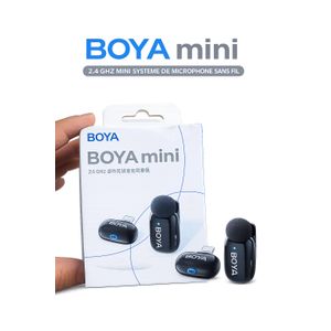 Boya Micro Sans Fil  Mini + Dual Lighting pour Créateurs de Contenu