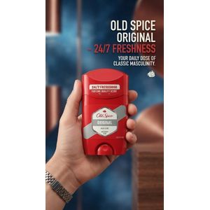 Old Spice Déodorant Stick  Original - Rich Scent - Protection et Fraîcheur 24/7 ac 