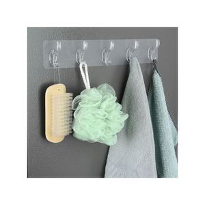 Offfre Crochets de suspension muraux transparents fort adhésif pour