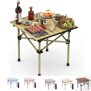 Table Pliante Portable et Légère pour Camping, Randonnée et Pique-nique en Plein Air
