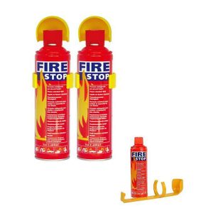 Stop Fire // Extincteur 500ML // Spéciale formule pour sécuriser voiture, maison, société, garage.