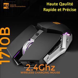 iboga Souris Gamer sans fil rechargeable ultra-légère Commandes