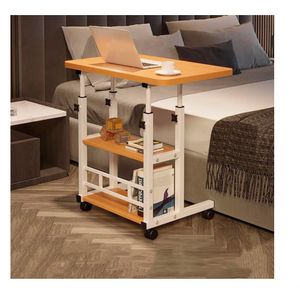 Table de chevet réglable pour la maison, petit bureau d'ordinateur, bureau relevable, portable, vertical, mobile 