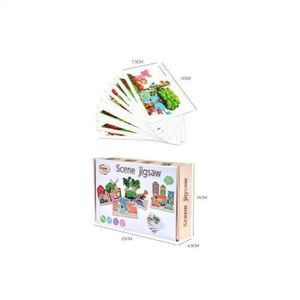 Puzzles en bois pour Les Enfants . Contient des types de dinosaures