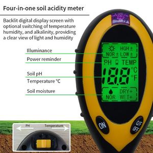 Testeur de sol de jardin haute précision testeur de pH testeur d'humidité  (HT5212) - Chine Testeur d'humidité pH-mètre de sol, pH-mètre de sol