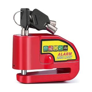 Antivol de frein à disque pour moto avec alarme - Serrure d'alarme de sécurité