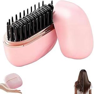 Lisseur Brosse Rechargeable Portable – Brosse Chauffante Autonome avec Réglage de Température pour Coiffage Facile