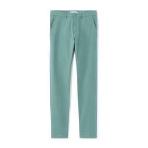 Celio Pantalon chino slim en coton stretch - GREEN LIGHT