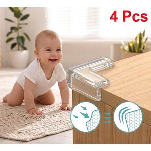 Protege Coin Table Protection Securite pour Bebe Enfant - Protection d'angle Protecteurs Angle Coin et Rebords (4 Pcs)