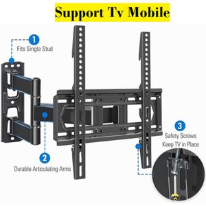 Revolution Support TV mural pour écran LED 14'' - 42'' . 25Kg Avec  accessoire de fixation à prix pas cher