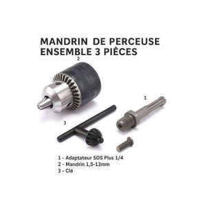Mandrin Perceuse + Adaptateur