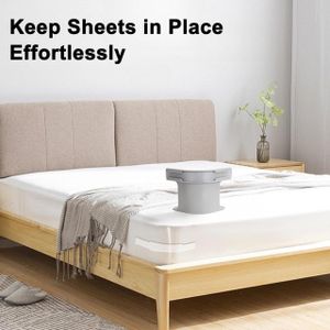 draps, clips fixes pour draps-housse, évite plis et glissement, solution pratique pour lit