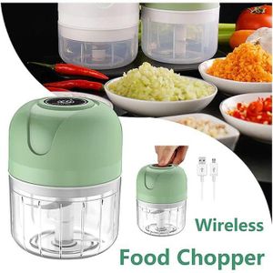 Mini hachoir électrique sans fil rechargeable USB