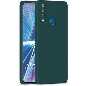 Case Coque Souple Liquid Silicone pour vivo Y12 Vert – Protection élégante et maniabilité
